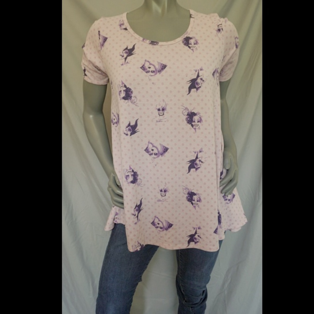 LulaRoe Disney Villians Perfect T (Unicorn)